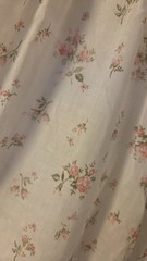 Gunne Sax Floral Woven Cotton Square Pearl Neck Long Sleeve Maxi Dress