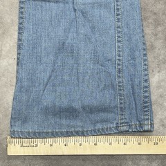 Vintage Lee Jeans Womens 25×30 Blue Flare Bell Bottom Talon 42 Front Seam 70s