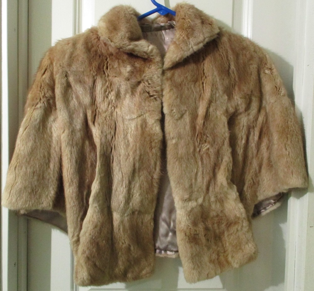 40s/50s Short Fur Cape Stole