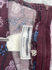 VTG 80s Gunne Sax Jessica McClintock Floral Prairie Dress Purple Size Small?