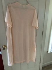 Vintage Danni Ladies Robe Peach Made In USA Medium House Dress