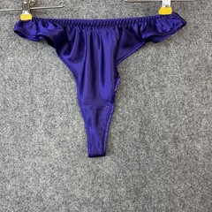 Contempo Casuals Thong Panties Purple Size S 100% Polyester
