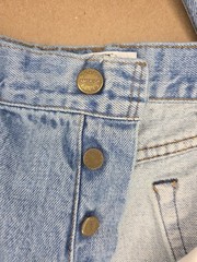 VTG Perry Ellis Levi Strauss Women’s SZ 12 Button Fly Light Wash Mom Jeans EUC
