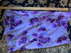 Lot of 2 Floral Lined Skirts in Blues ad Lavenders Size Small