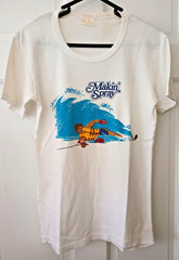 Vintage Singapore Water Ski Club T Shirt Graphic Print Makin’ Spray Small 34