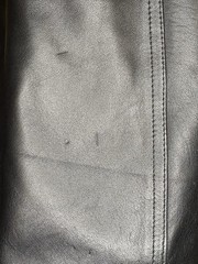 Vintage MONDI Black Leather Pencil Skirt 5 Pocket US 0 2 XS W25