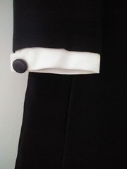 Vintage Double-Breasted Lined Coat Midnight Blue Spring/Fall Approx Sz XS ILGWU
