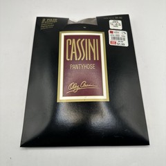 New Vintage Oleg Cassini Taupe Nylon Pantyhose DaySheer Sz B NOS 2pack