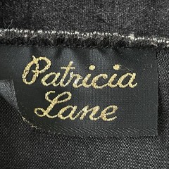 Vtg Patricia Lane Size M 12-14 Black Velvet Robe Half Zip Grandmacore Lounge