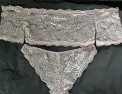 Baby Pink Lace Lingerie Set Excellent Condition
