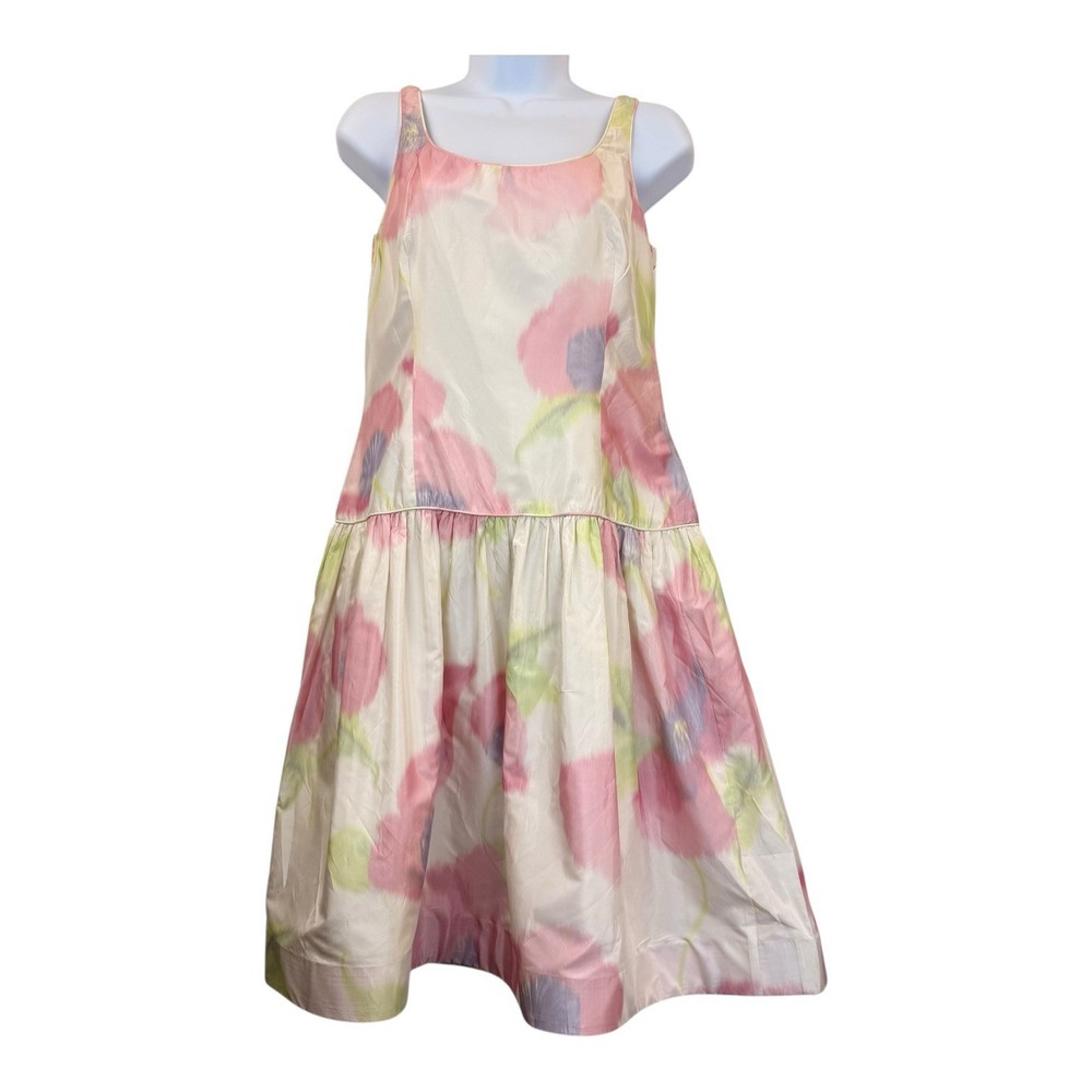 Bill Blass Neiman Marcus Vintage Floral Dress Womens Made USA 1980’s