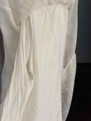 Gunne Sax by Jessica San Francisco Prairie Dress sz 5 Cream Lace Sheer 70s
