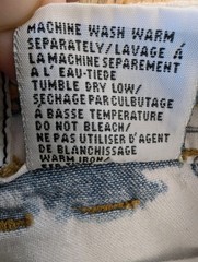 Vtg GET USED by ELIE High Waist Floral Patches Acid Wash Mom Jeans Streetwear 90