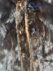 El Austriaco Vintage Brown Fur Coat Women’s Regular Size Chest 22 in from 1970