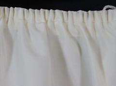 Vtg Val Mode Slip Very Long Polyester Nylon Elastic Waist Pull On Slit Slim S