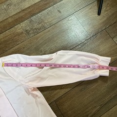 80s VINTAGE Size 12 – Jessica Michelle Pink Blouse Satin Pleats USA Made #31708