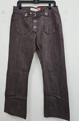 Vintage Y2K Dead Stock 1990’s Guess Jeans Size 33 Wide Leg Snaps