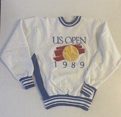 Vintage US Open 1989 Crewneck Sweatshirt Made in USA Mister Fox Missing Tag
