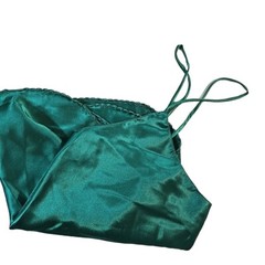 Vintage Jo Intimates Kelly Green Camisole Size Small Made In Hong Kong