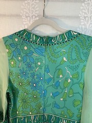 Vintage Averardo Bessi silk chiffon dress 10 Beautiful!