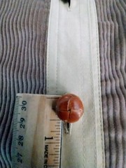 Vintage Corduroy Vest,”Paula Saker”Size12,Wood Buttons w/2 Lower Front Pockets