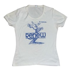 Vintage 1980s Fun Tees Sportswear Renew Your Faith Jesus Tee Woman’s Shirt
