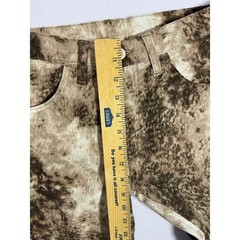 Cover Vintage Cow Print Jeans Brown Cream Made in Italy Deadstock Size 30