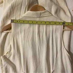 Vintage Dani Michaels Double Breasted Dress Shoulders 12” Waist 15” Length 49.5”