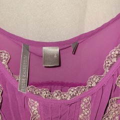 Vintage Victoria’s Secret Purple Lace Trim Babydoll Cami Top M