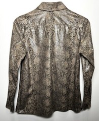 Y2K Harve Benard Snakeskin High Waist Pant Set 2pc XS/S Cocktail Party Night Out