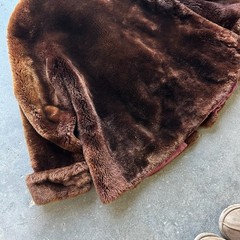 Vintage Annis Furs Brown Sheared Fur Coat Bradshaw Diehl 1950s Rare