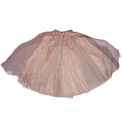 vintage A Cadillac Original Skirt Peachy Pink Tulle Rhinestones Petite 24″ waist