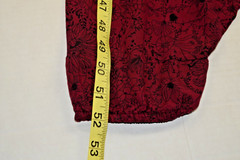 Vintage Jumpsuit likemary 00s Bohemian Burgundy Floral Harem Pant Soft Vicose