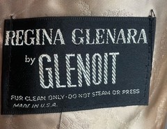 Vintage Regina Glenara By Glenoit Faux Fur Capelet Cape Coat Stole One Size
