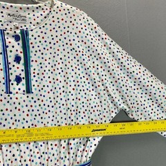 Womens Size 12 VTG Polka Dot Dress Dolman 80s Matti Lynne Pina LoVoi Belted