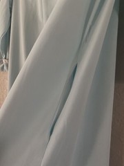 Vintage Gossard Artemis Nightgown/Robe Womens Medium Ice Blue Nylon Button Up