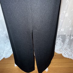 Vintage Puritan Forever Young Long Black Maxi Dress Sheer Sleeves Medium