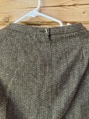Vintage Laura Ashley Tweed Vest Size 6 And Skirt Size 8
