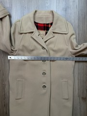 60s VINTAGE Fashionbilt Casuals Tailored Wool Overcoat Size Small Women Bespoke