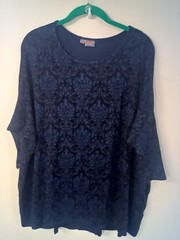 Vtg Tianello by Steve Barraza multicolor sweater XS floral dolman sleeve oversiz