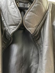 Jota U Cueros Leather and Suede Bat Wing 1980s Jacket Size L ArgentinaL(J14)