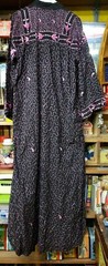 Ramona Rull Dress Pakistan Ethnic Boho Mirror Work Pink & Black Vintage