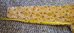 VTG 1960s Gold Brocade Cheongsam Qipao Dress Handmade Silk Jacquard Fully Lined