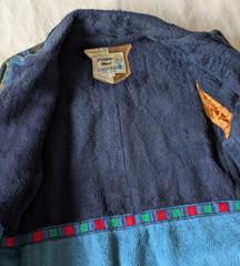 Pioneer Wear Vintage 70s 80 Women’s Blue Plaid Wool Mohair Blend Overcoat 18 USA