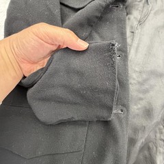 Vintage Burberrys Skirt Suit Womens 10/12 Black 100% Wool Knit 2 Piece Blazer