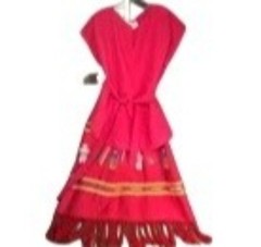 VTG 2 PC Set SkirtChavela Gay France Mexican Southwestern Tribal Embroidered MED