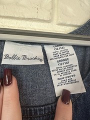 Bobbie Brooks Women’s VTG 90s Denim Maxi Dress School Teacher Cottagecore