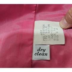 Vtg Pendleton Barbie Pink One Button Polyester Blend Women’s Blazer Size 16