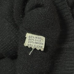 collectible vintage 80s Black beaded Calvin Klein classics Button Down Cardigan