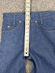 Vintage 80’s Levi’s 716 Saddleman Student Jeans 26×30 Rinsed Denim NOS